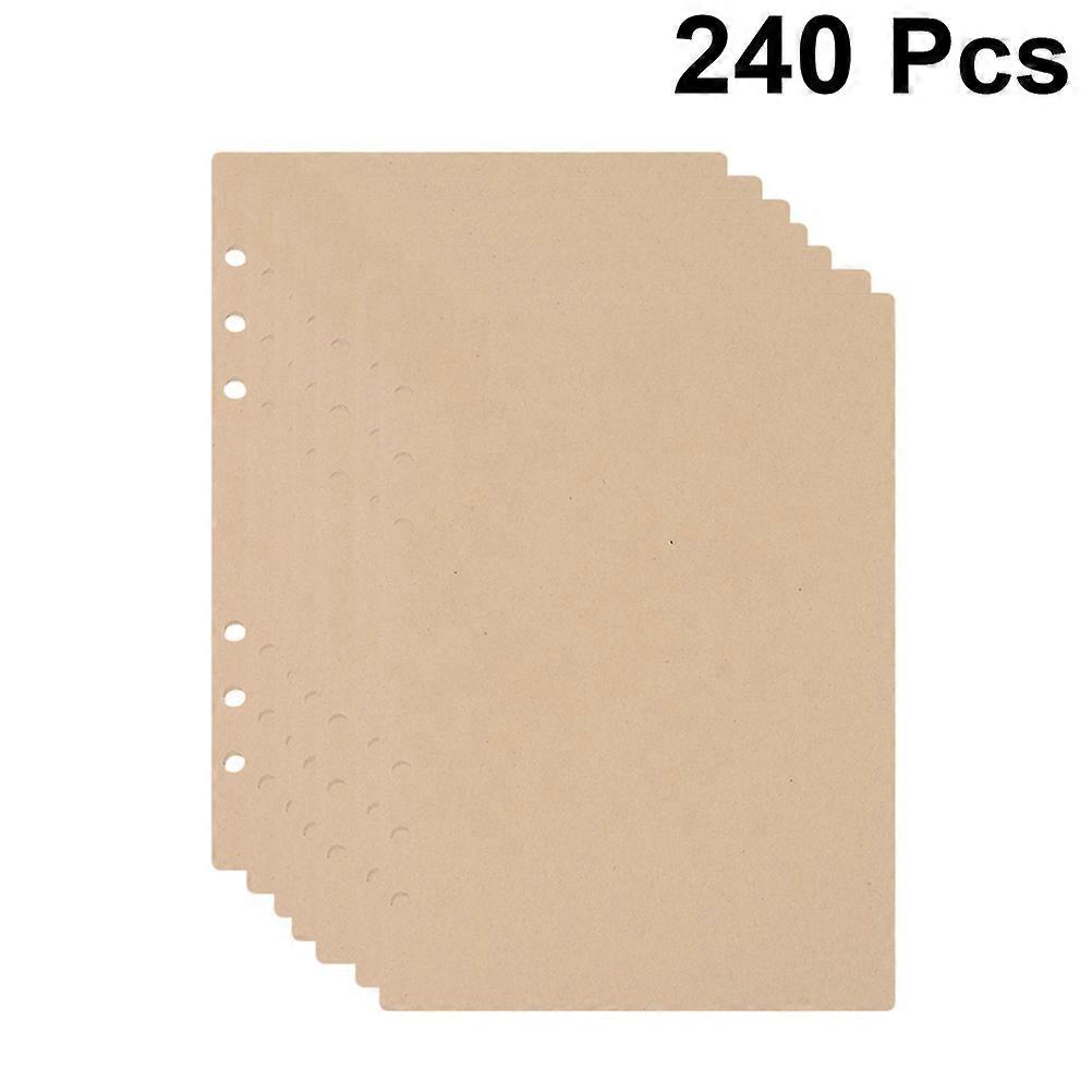A6 Empty Refill Paper Blank Refill Paper for Notebook 3packages Use