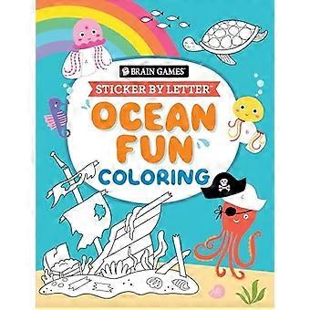Denkspiele-Sticker von Letter-Coloring: Ocean Fun
