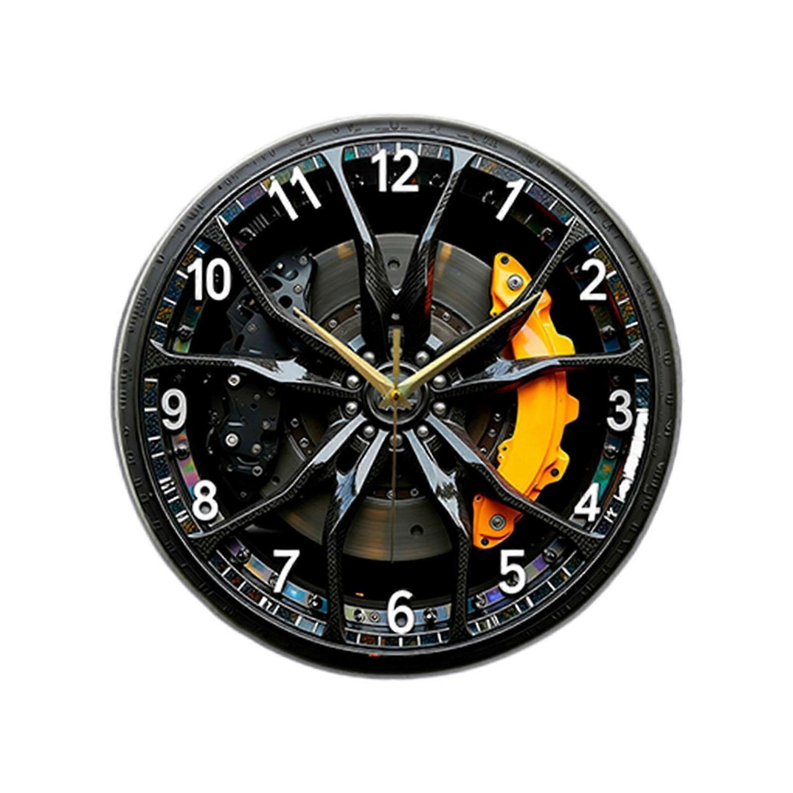 Wall Hanging Clock Ornament Stylish Modern Round Simple Decorative Clock