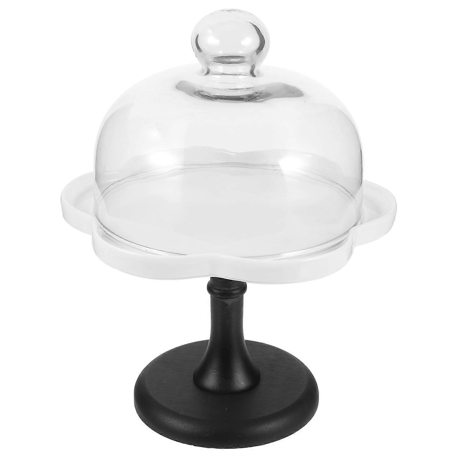 Cake Plate with Dome Ceramic Cake Stand for Display