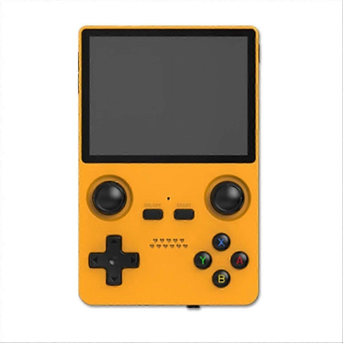X35S Open Source Handheld Console 3.5In IPS Mini Game Console Yellow