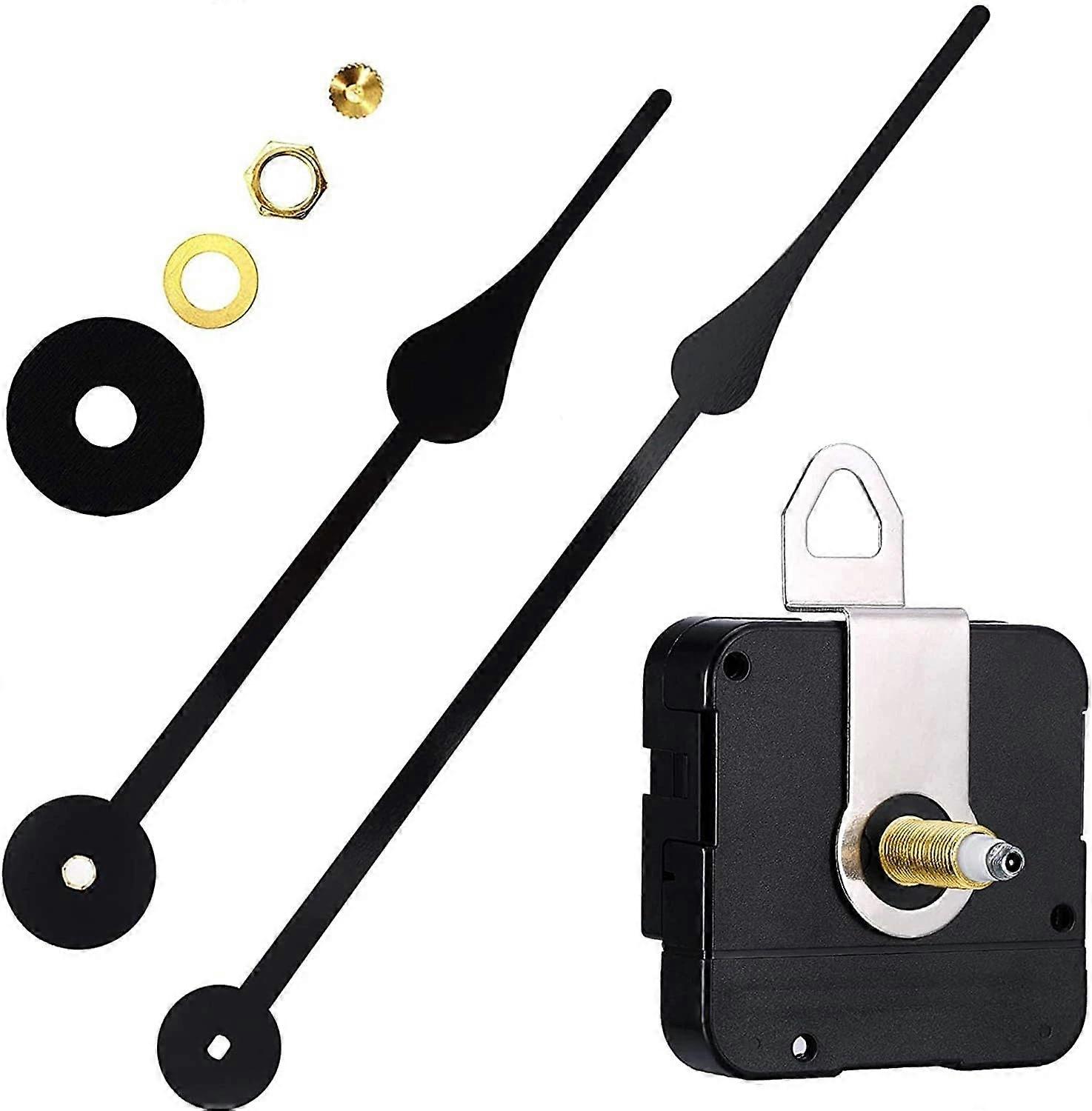 High Torque Quartz Clock Movement Mechanism with Hands, DIY Wall Clock Kit
