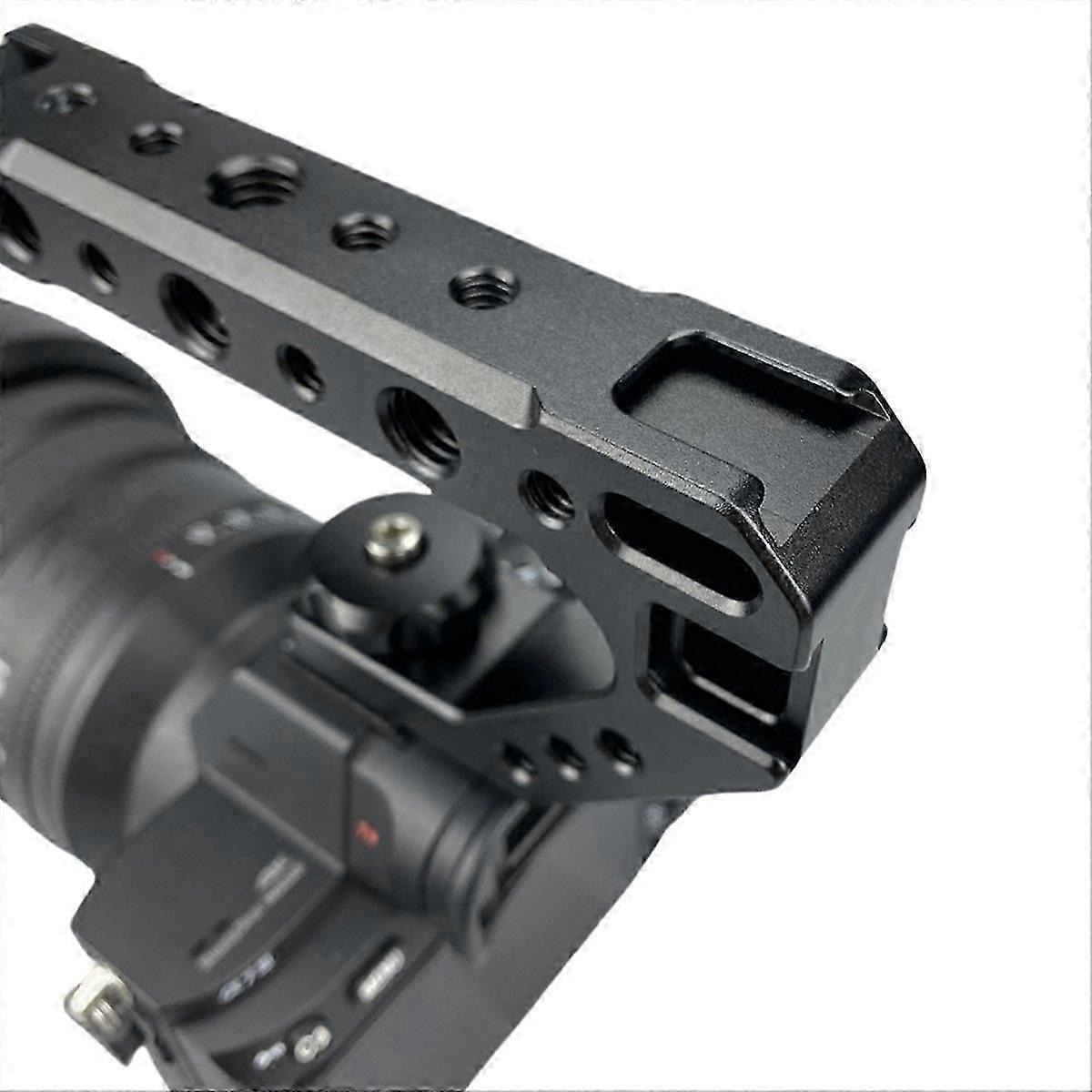 DSLR Camera Top Handle Mirrorless Camera Handle Cold Shoe Adapter Bracket Multifunctional Expansion