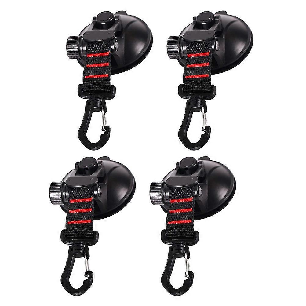 Camping Tent Fixing Suction Cup Hooks ABS Material 8Pcs