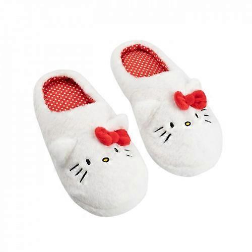 Hello Kitty Womens/Ladies Character Face Slippers