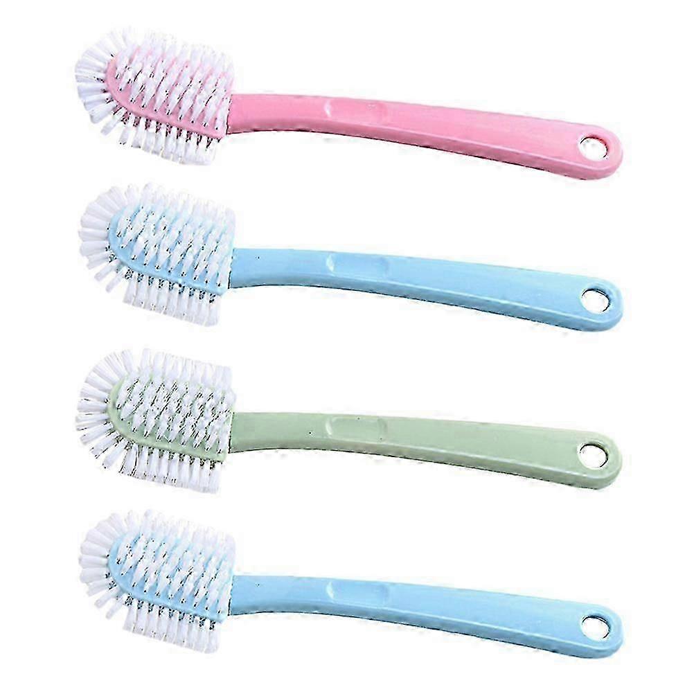 Bathroom Cleaning Brush Plastic Brush for Cleaning 4Pcs Multipurpose