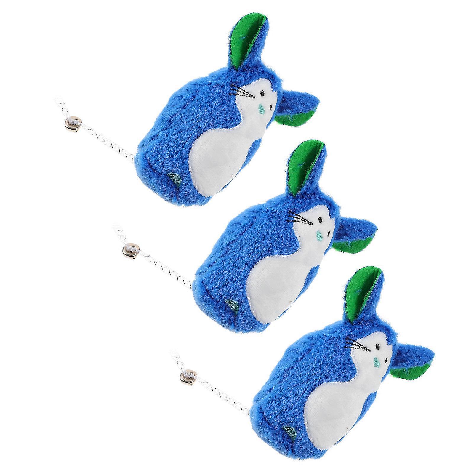 Old Mouse Cat Toy Plush Mouse Shape Cat Interactive Toys 3Pcs Set
