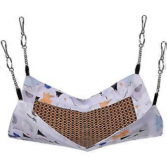 Hamster-Hängematte, Hängebett für Kleintiere, 4er-Set, atmungsaktiv, komfortabel