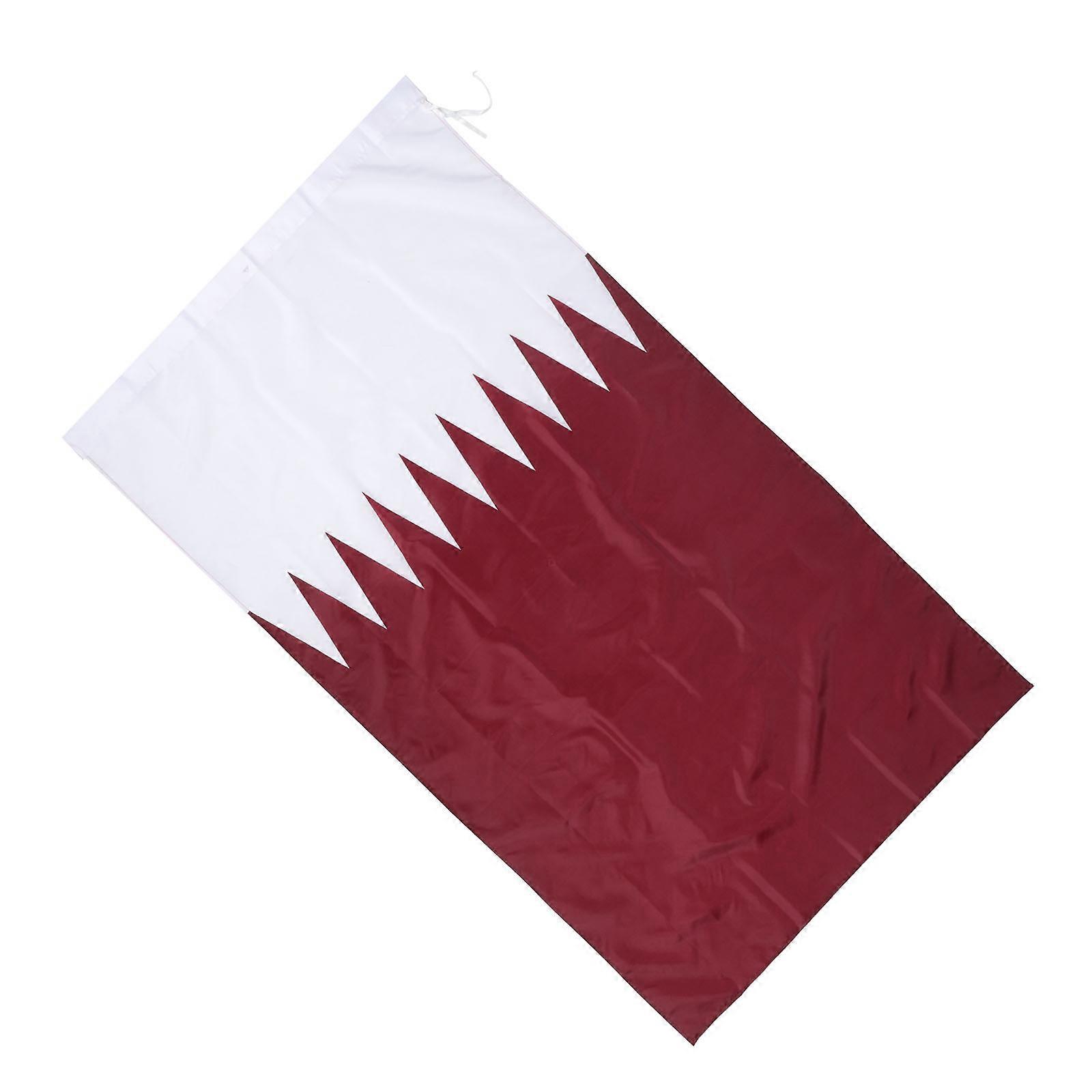 Qatar Flag Hanging National Flag for Decor