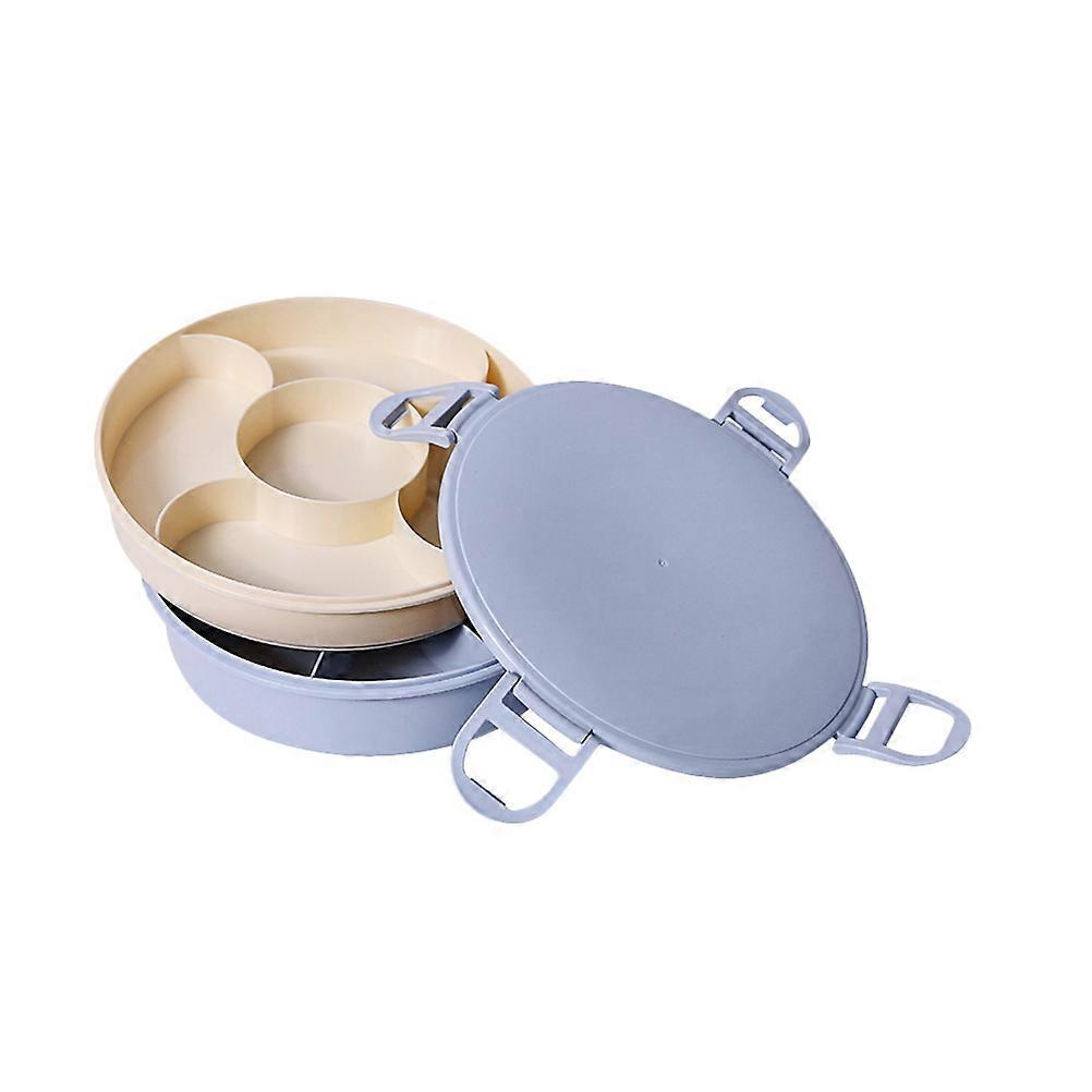 Sealing Fruit Plate Double Layer Serving Plate Material