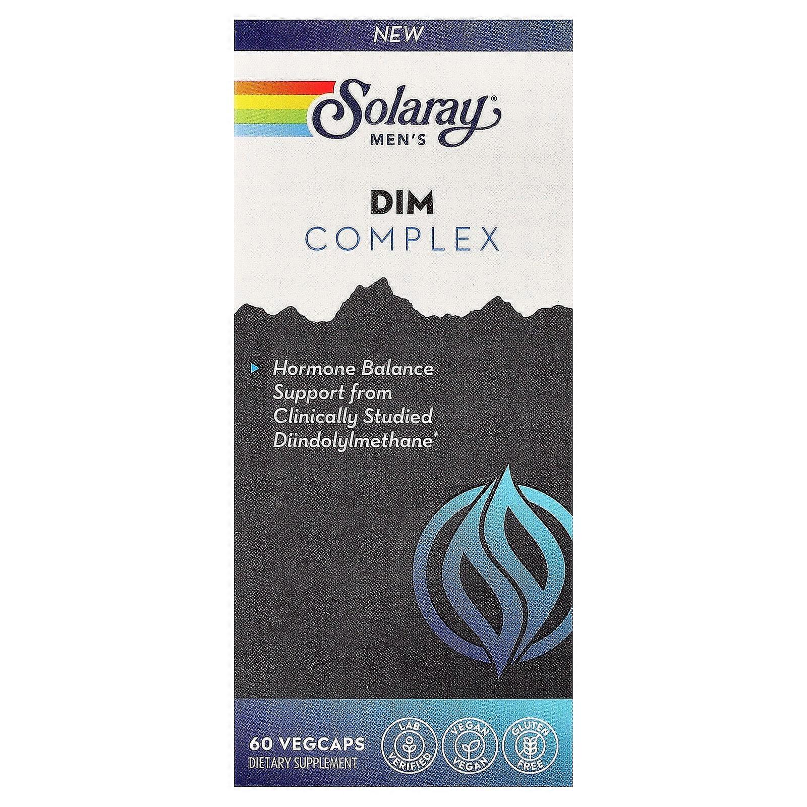 Solaray, Men's DIM Complex, 60 VegCaps