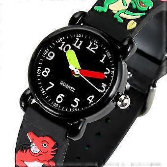 Childs Watch 3D Cartoon Watch Multi Color Round Shape Quartz Movement Wristwatch for Boys Girls Daily Use 1Pack