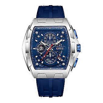 Watch Square Case Black Sports Casual Chronograph,ONFS-1210-SB