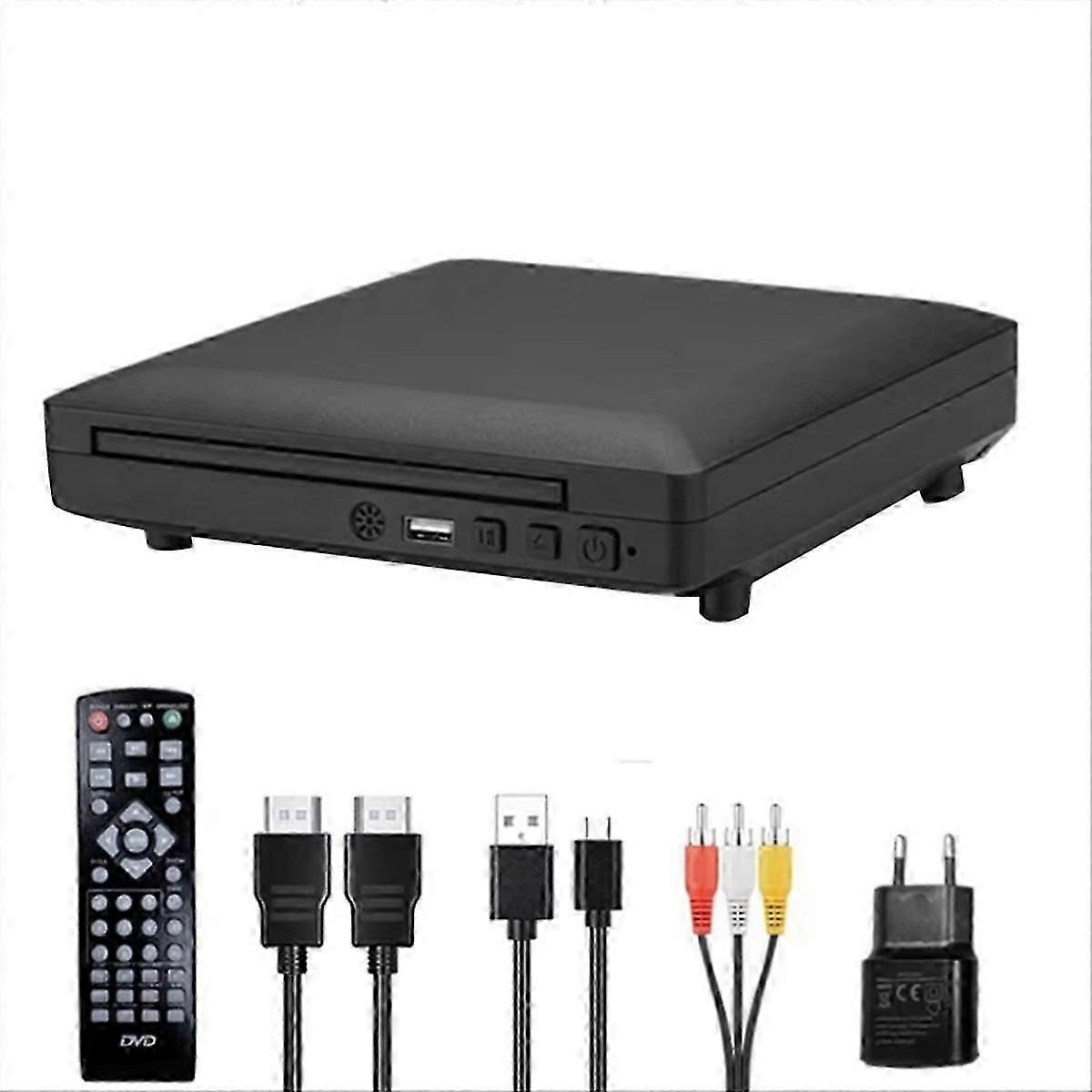DVD Player Compact Personal Multimedia EVD Player EU Plug