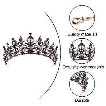 Corona de boda de diamantes de imitación para mujeres Accesorios para el cabello de la fiesta del disfraz de Halloween