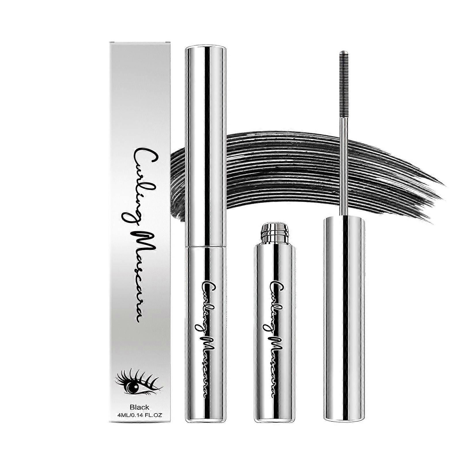 Curling Mascara, Long-Lasting Smudge-Proof Formula for Voluminous, Defined Lashes Without Clumping