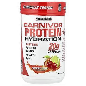 MuscleMeds, Carnivor Protein Hydratation, Cerise Citron Vert, 500 g