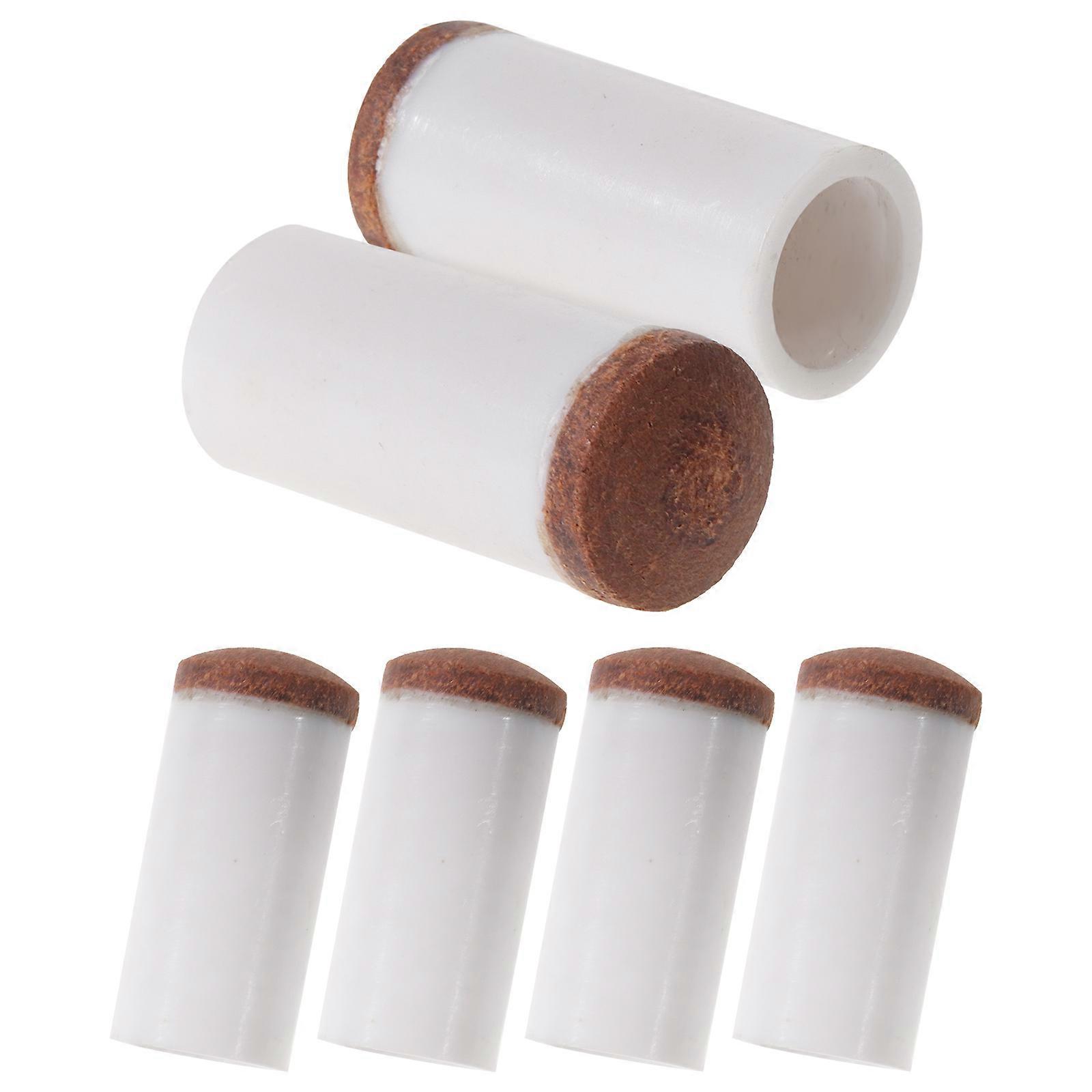 6Pcs Sturdy Pool Cue Tips Replaceable Cue Tips Wear-resistant Pool Stick Tips
