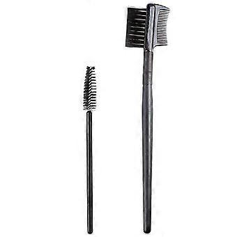 2 Pcs Eyebrow Brush Eyelash Mascara Single Head Spully for Lashes Brushes Makeup