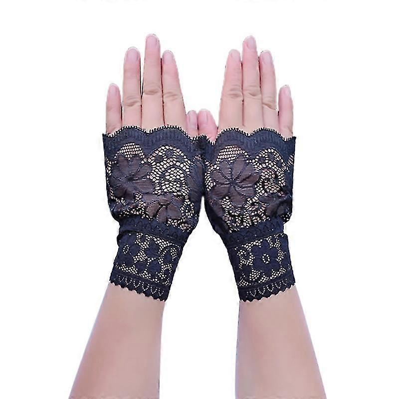 Fingless Lace Decorative Gloves