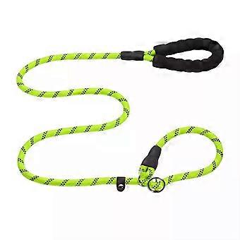 Slip Rope Dog Lead 1.8M Green, One-Size-Fits-