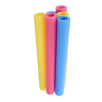Trampoline Pole Foam Sleeves, Safety Padding Covers for Jumping Frame Protection, PE Foam, Anti-Slip, Impact Absorption, 6-Piece Assorted Color Set