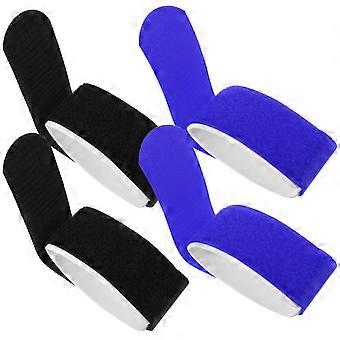 4Pcs Snowboard Fastening Bands Snowboard Carry Straps Snowboard Strap Ski Kit
