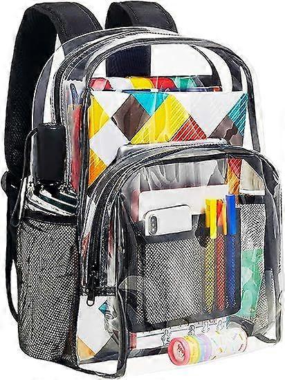 Clear Backpack Heavy Duty PVC Clear Backpack