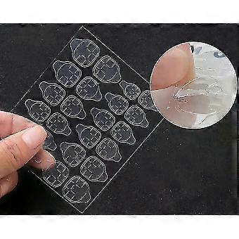 240Pcs Double Sided Adhesive Tape for Fake Nails, Clear Jelly Gel Pads, Strong Sticky Press On Nails, Manicure DIY - Compatible with False Nail Tips