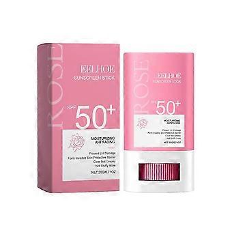Rose UV Protection Cream - Fugtgivende, ikke-klæbrig bredspektret SPF 50+ med Rose Turki & Hyaluronsyre for dugfrisk glød, solcreme til ansigt og krop