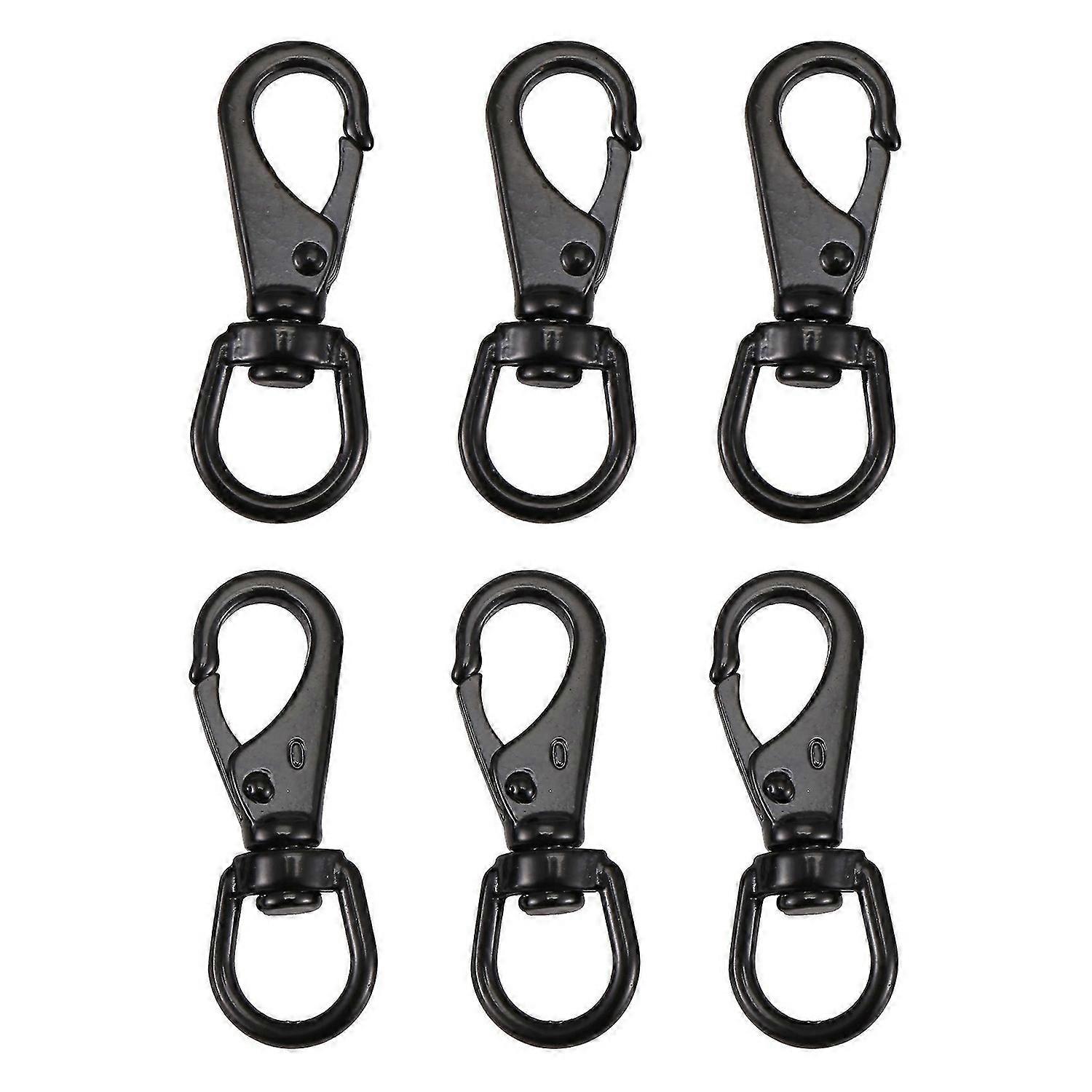 6Pack Swivel Snap Hooks,Stainless Steel Spring Clips, Flag Pole Clips