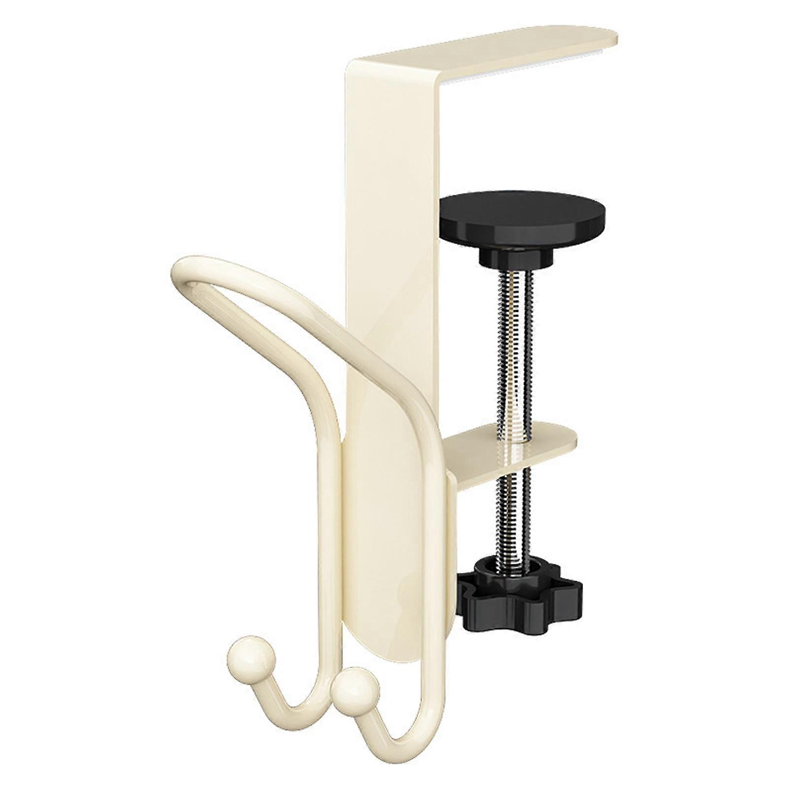 1/2Pcs Adjustable Desk Mount Hooks Backpack Hooks Strong Load-bearing Multipurpose Easy Installation