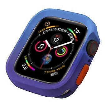 Case for Apple Watch Ultra 49mm Blue Purple TPU Bumper Cover, Shockproof DualTone Protective Fit