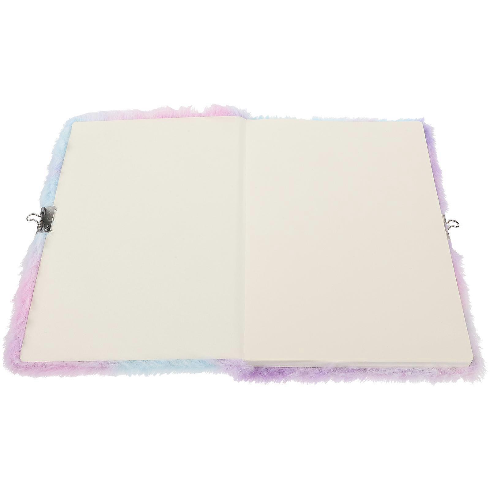 Plush Notepad Lockable Diary for Daily Use Girl Notepad