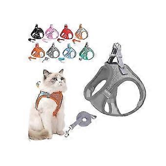 Stimuli Cat Harness,Soft Breathable Adjustable No Choke No Pull Escape Proof jks 26-27