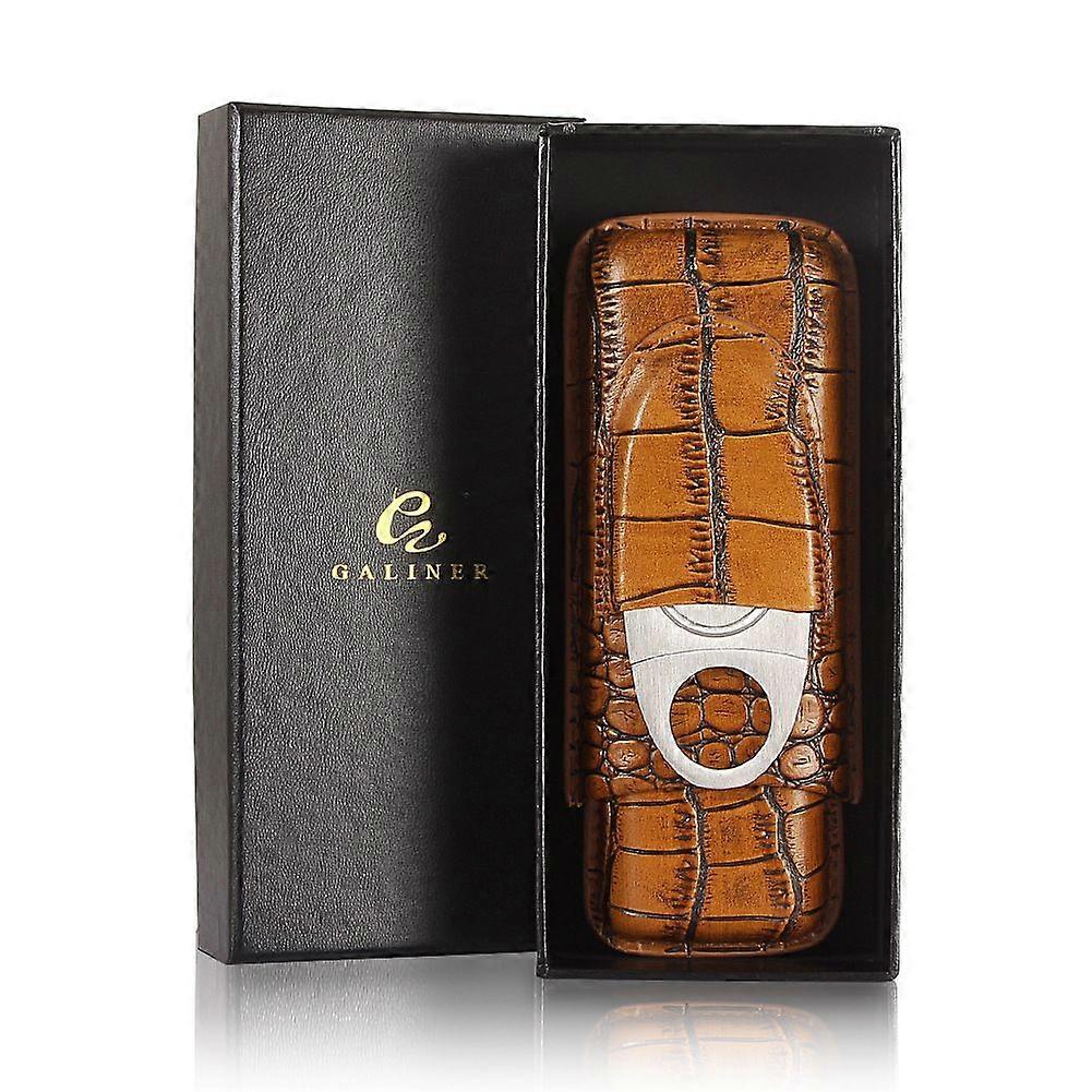 Sigarveske saks SetBrown