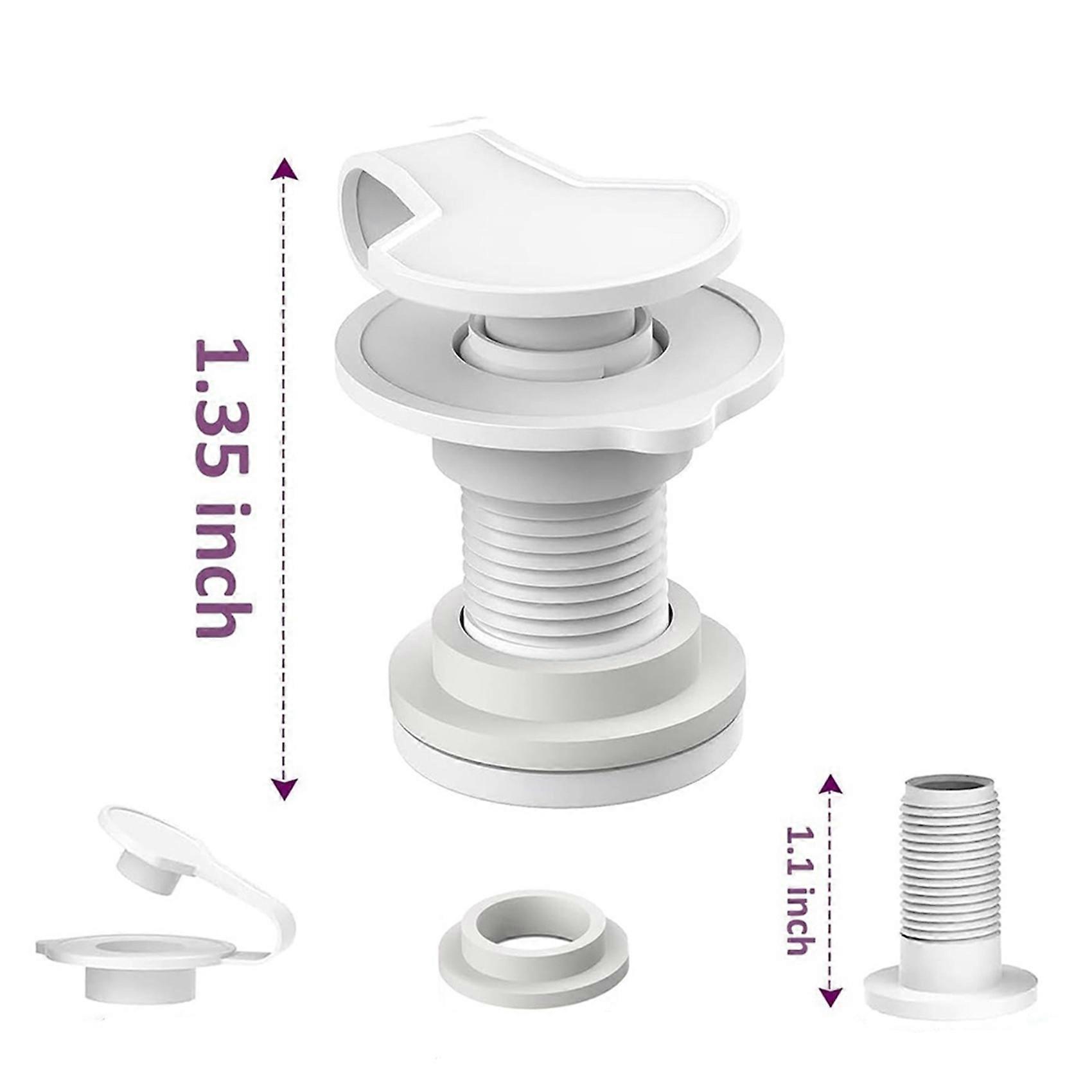 5X Cooler Drain Plug Cooler Plug Replacement Triple Snap Drain Plug Cooler Plug Assembly for Coolers