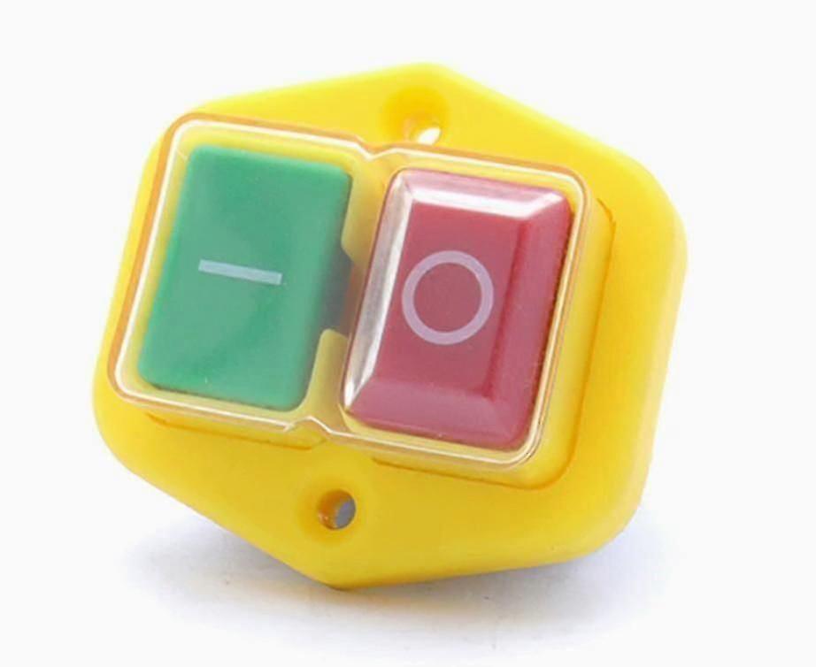 KJD17B 4 Pins Electromagnetic Push Button Switch 220V/16A for Power Tools