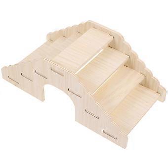Kletterleiter aus Holz für Hamster, 3-teilig, Khaki