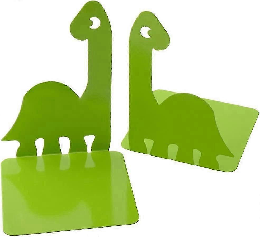 Dinosaur-Shaped Metal Bookends