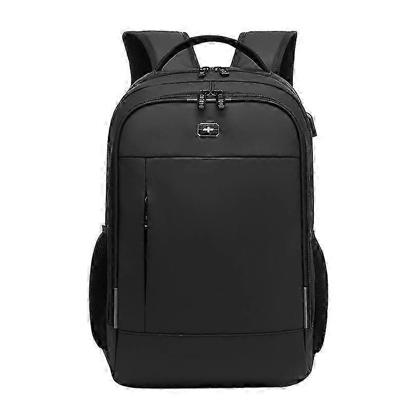 Multifunctional Large-Capacity Waterproof Double-Shoulder Backpack with Reserved USB Interface