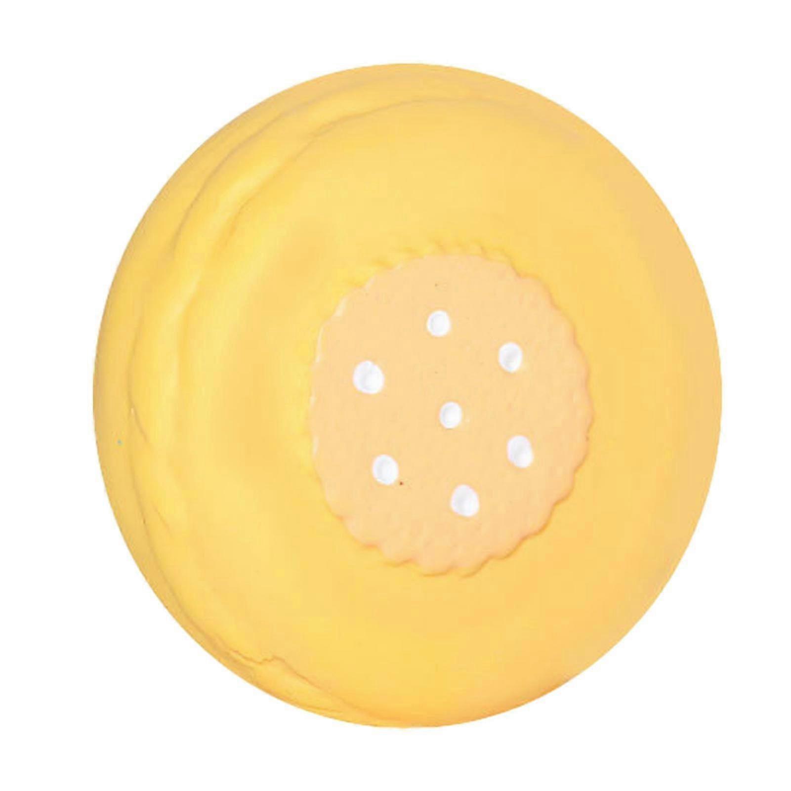Natural Latex Macaron Squeaky Toy