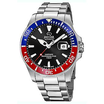 Jaguar Automatic Watch for Analog Quartz Men with J886/4 Stainless Steel Bracelet