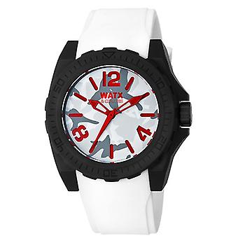 Watx&colors blackout Quartz Analog Man Watch with Silicone Bracelet RWA1809