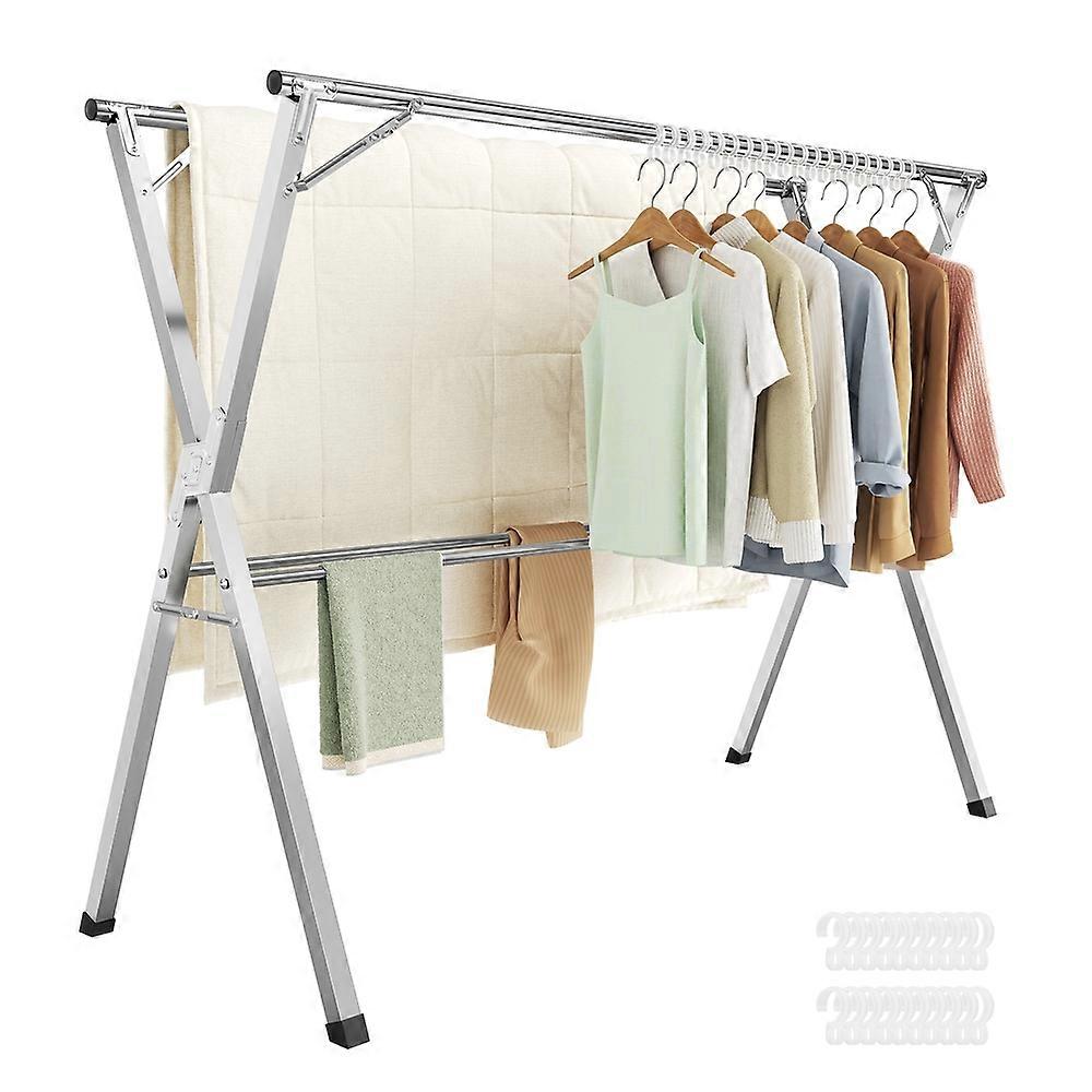 Extendable and Foldable Clothes Drying Rack 26"D x 51.2"H