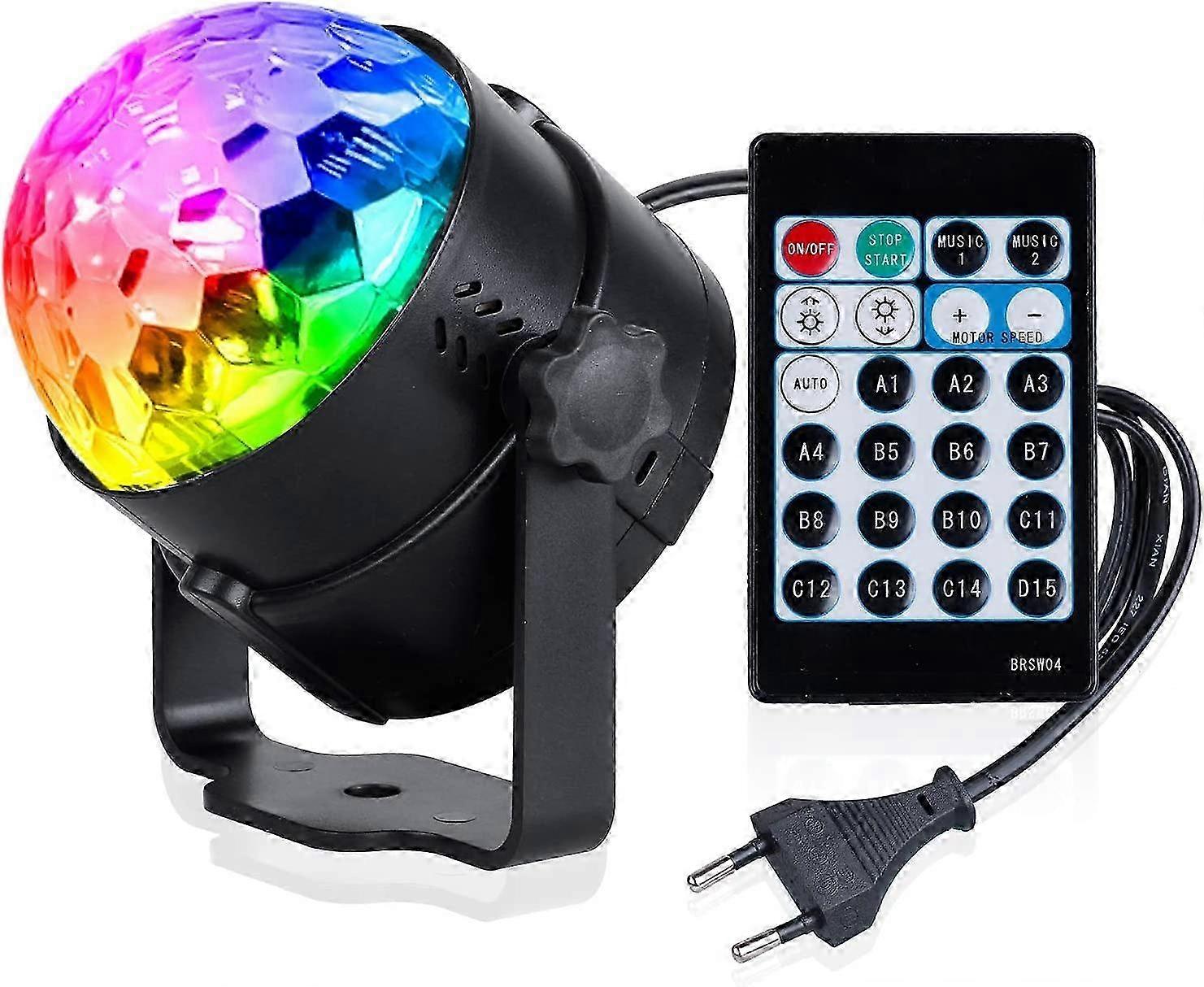 Mini RGB LED Disco Ball With Flash Mode
