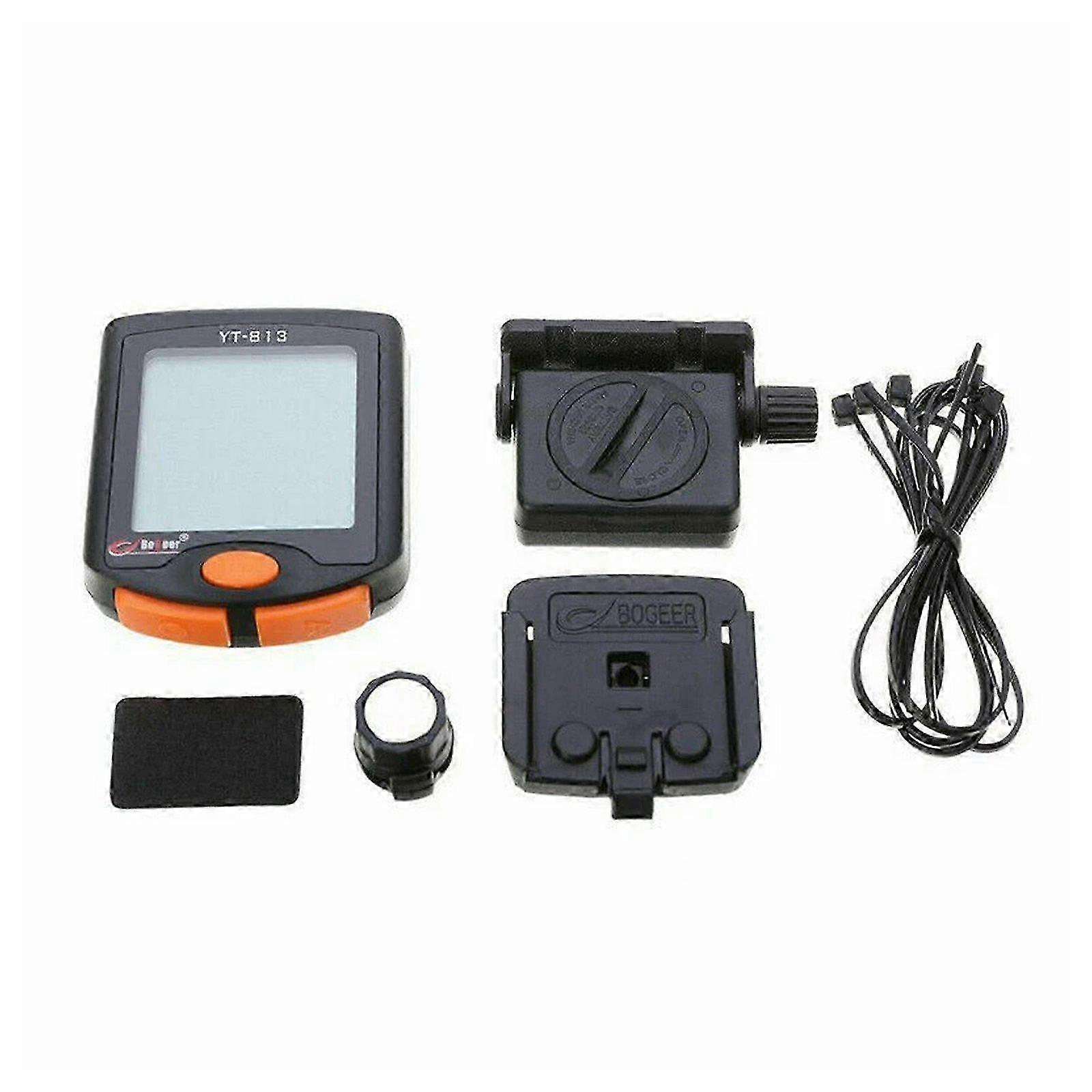LCD Display Wireless Bike Cycle Computer Waterproof Speedometer Distance Speed