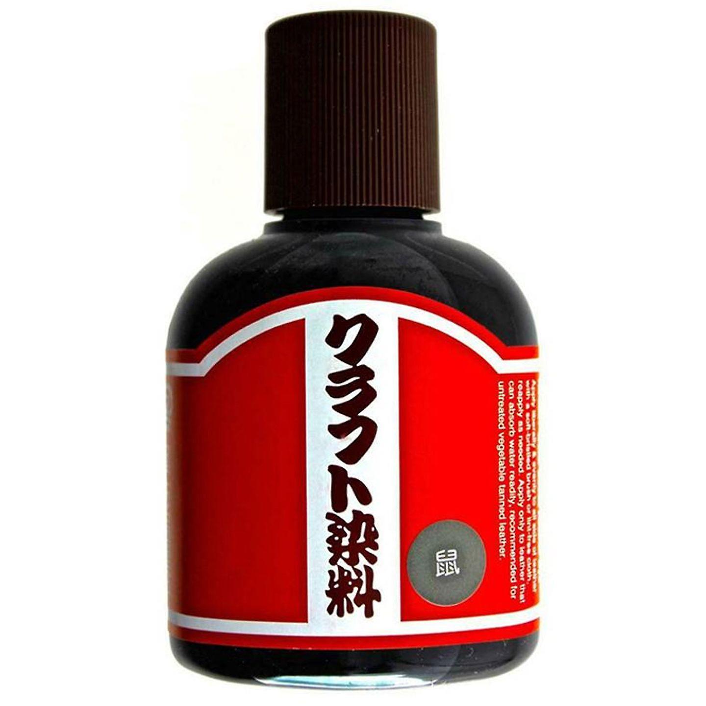 Craft Sha No.23 Gris Leathercraft Peinture 100ml 3.4oz Colorant pour cuir à base d’eau