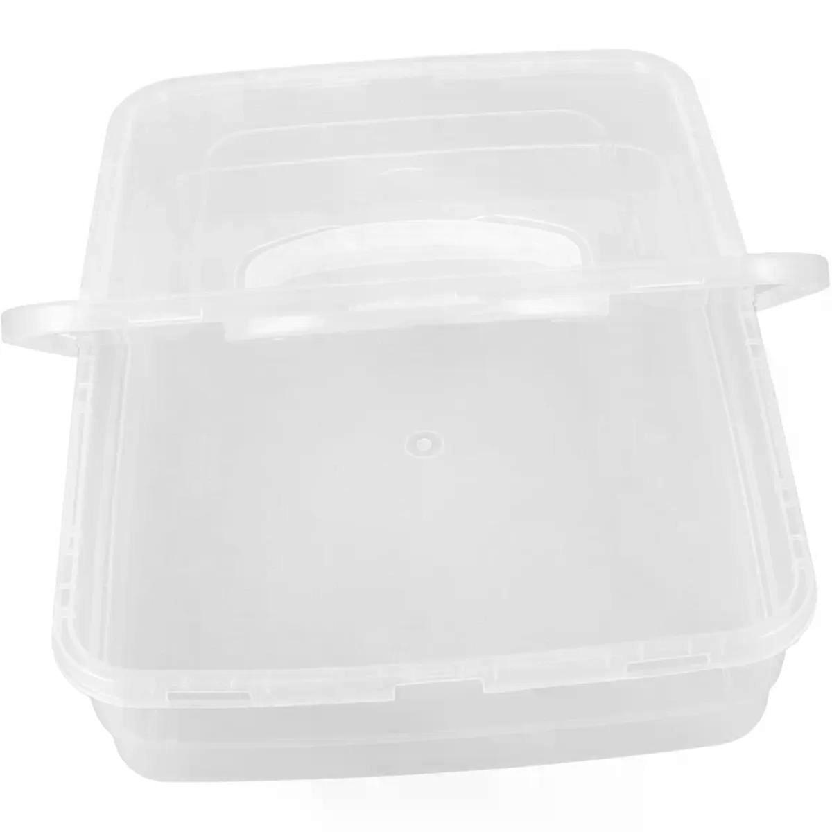 Proofing Box Lid Pizza Storage Container Bread Proofing Basket Non-stick Space-saving Design