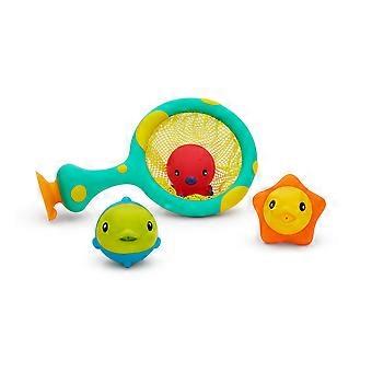 Munchkin Catch & Score Hoop 2-in-1 Baby and Toddler Bath Toy Multi-Color